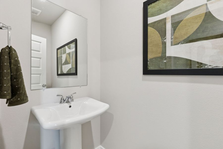Bathroom in the Magnolia home plan by Trophy Signature Homes – REPRESENTATIVE PHOTO