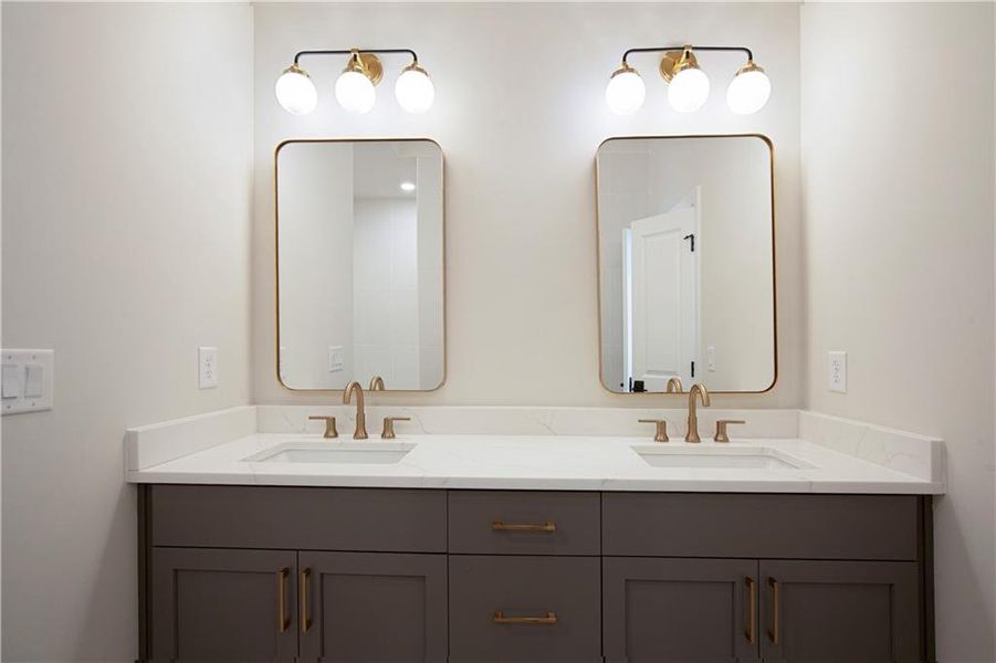 Furnished interior view inside a new home in , Alpharetta (Image 56).