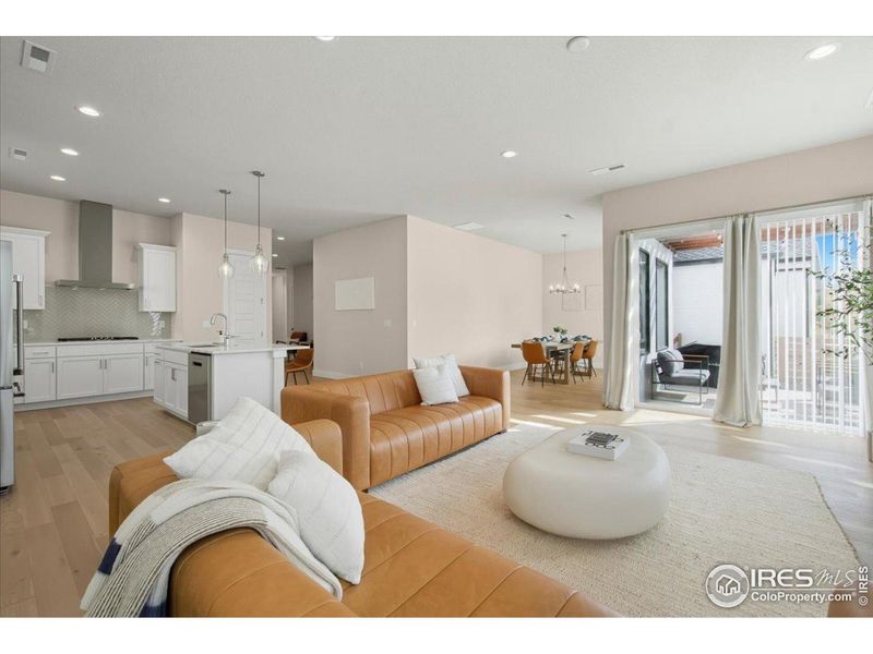 Furnished interior view inside a new home in Pelican Shores at Water Valley, Windsor (Image 30).