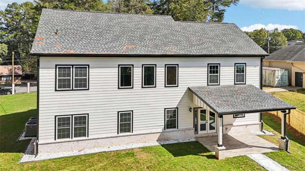 Exterior details and patio area of a home in , Lilburn (Image 3). Exterior details and patio area of a home in , Lilburn (Image 3).
