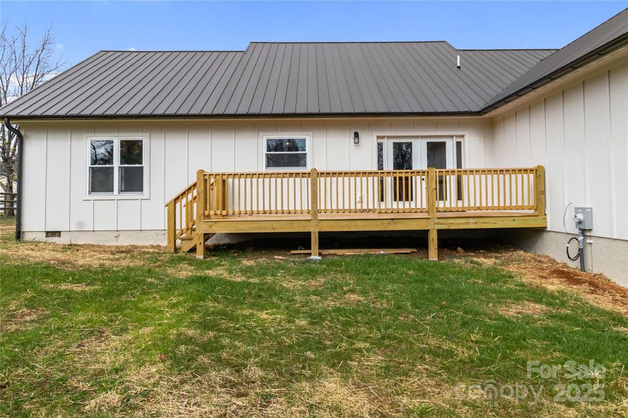 Exterior details and patio area of a home in , Mars Hill (Image 1). Exterior details and patio area of a home in , Mars Hill (Image 1).