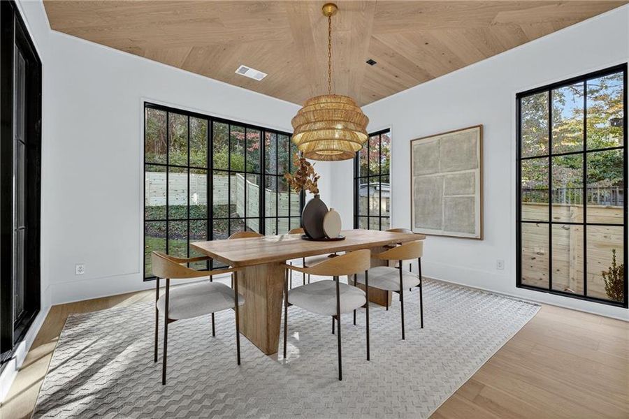 Furnished interior view inside a new home in , Atlanta (Image 36).