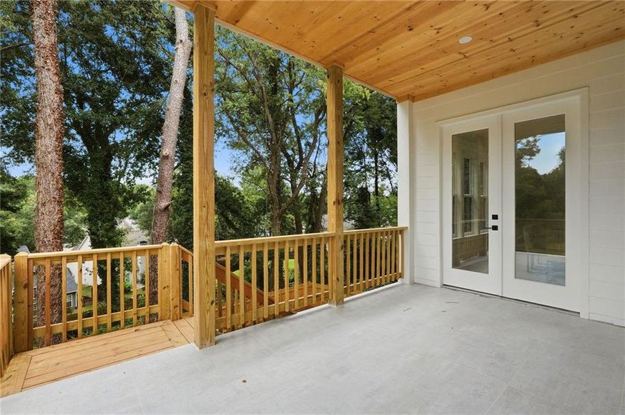 Exterior details and patio area of a home in , Scottdale (Image 31). Exterior details and patio area of a home in , Scottdale (Image 31).