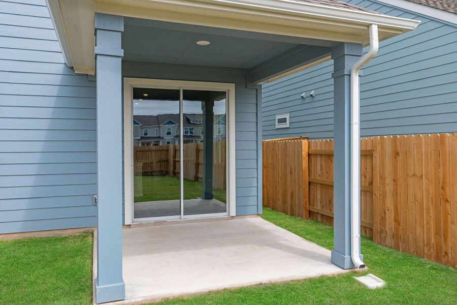 Rear Covered Patio Rear Covered Patio