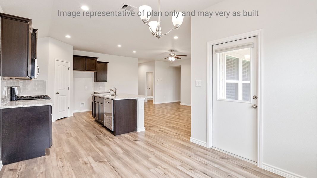 Furnished interior view inside a new home in Royal Oak South, Corpus Christi (Image 8).