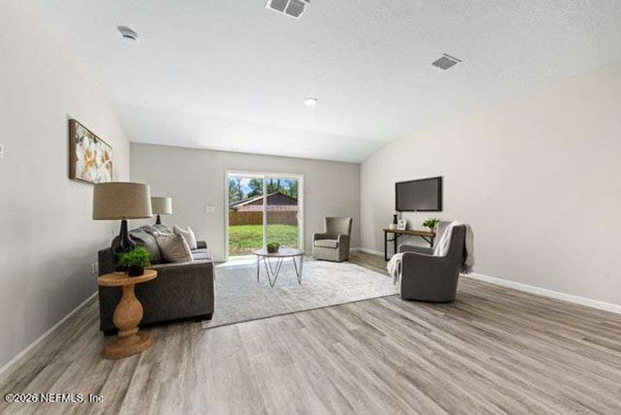 Furnished interior view inside a new home in , Jacksonville (Image 16).