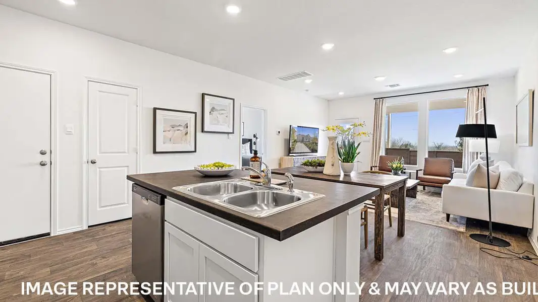 Furnished interior view inside a new home in Wayside, Uhland (Image 24).