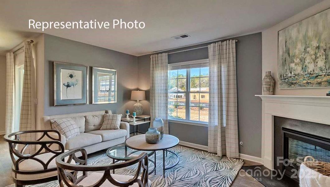 Furnished interior view inside a new home in Woodhaven at Chester, Chester (Image 13). Furnished interior view inside a new home in Woodhaven at Chester, Chester (Image 13).