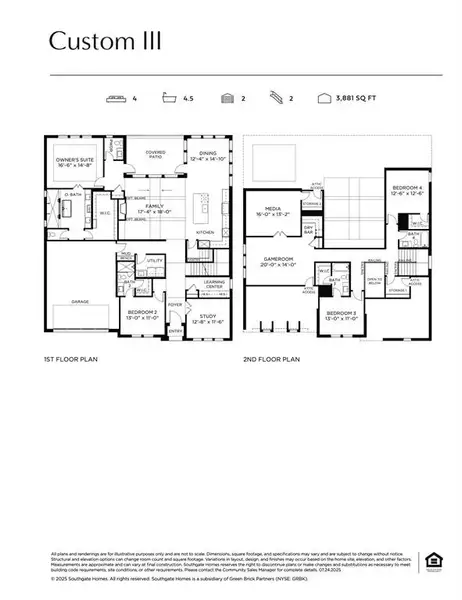 Perfectly blending style with functionality, our Custom III plan is your dream home come to life!