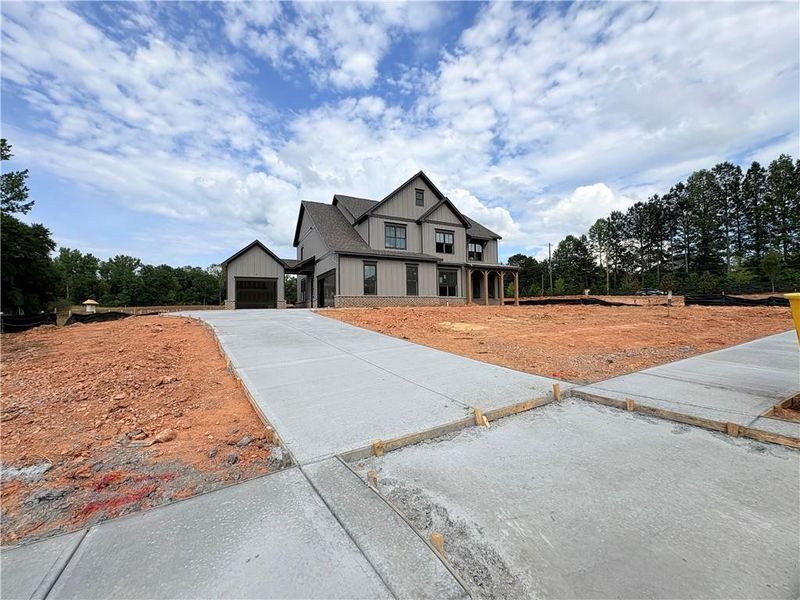 In-progress construction of a new home in The Tillery, Marietta, GA (Image 98).
