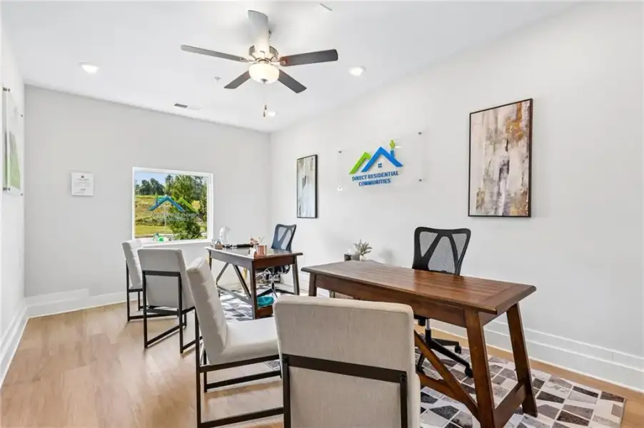 Furnished interior view inside a new home in , Fairburn (Image 11).