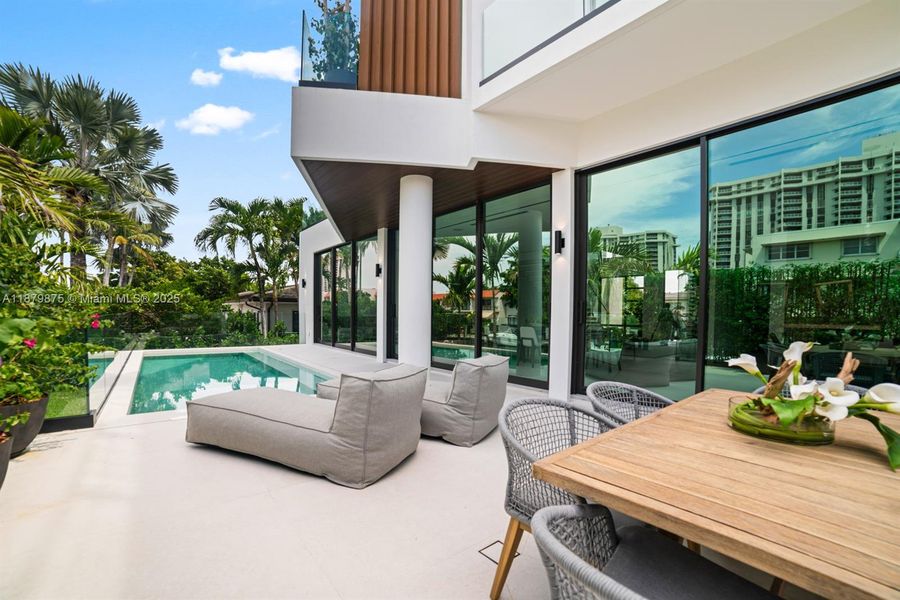 Furnished interior view inside a new home in , Miami Shores (Image 31).
