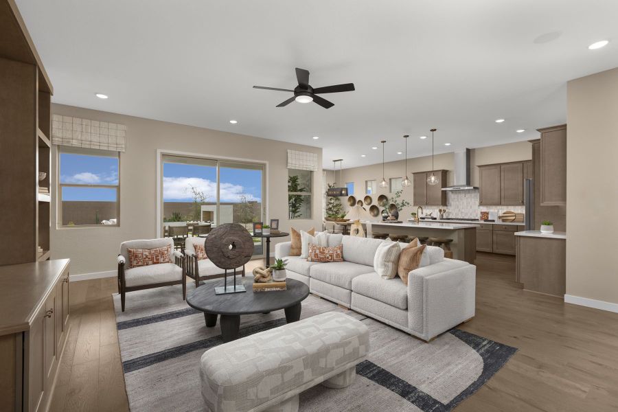 Representative furnished interior of a home built from the Auburn by Mattamy Homes in White Tank Vistas, Waddell (Image 10).