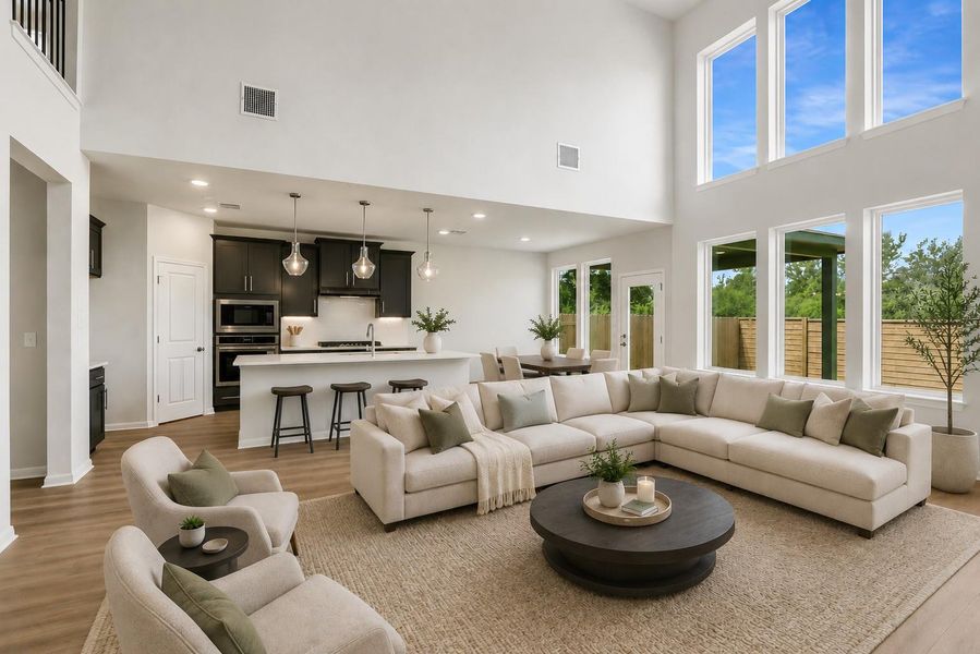 *Virtually Staged Family Room*