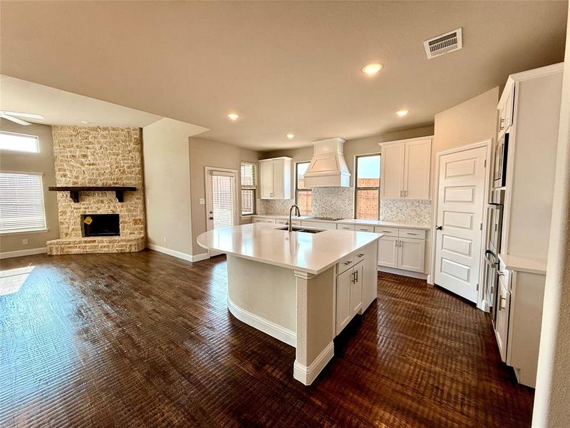 Furnished interior view inside a new home in , Godley (Image 3). Furnished interior view inside a new home in , Godley (Image 3).