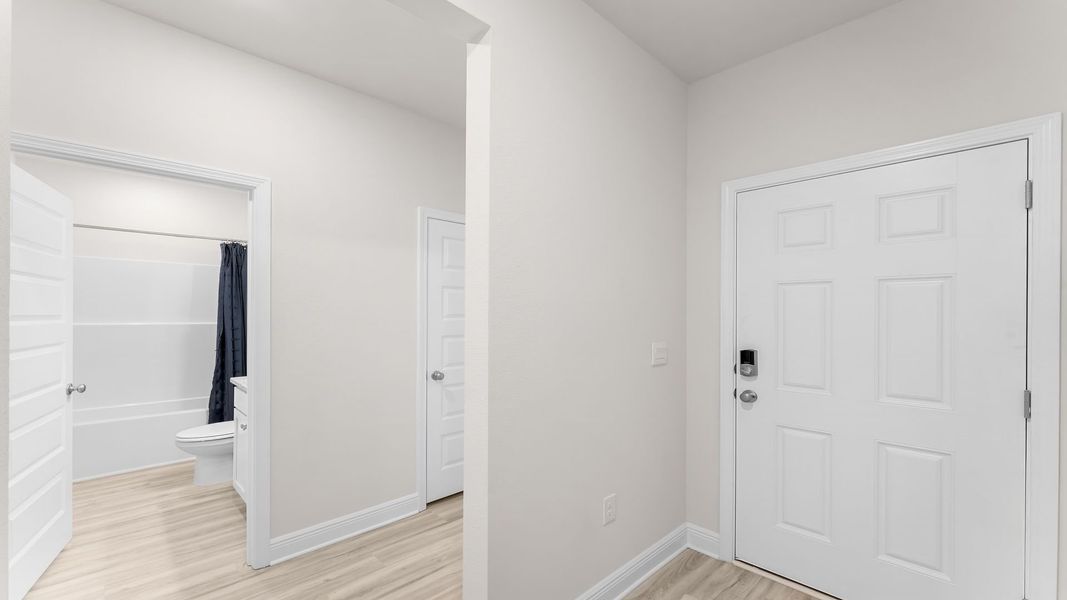 Representative unfurnished interior of a home built from the The Delray by D.R. Horton in Pine Creek and Heron Walk, Port St. Joe (Image 21). Representative unfurnished interior of a home built from the The Delray by D.R. Horton in Pine Creek and Heron Walk, Port St. Joe (Image 21).