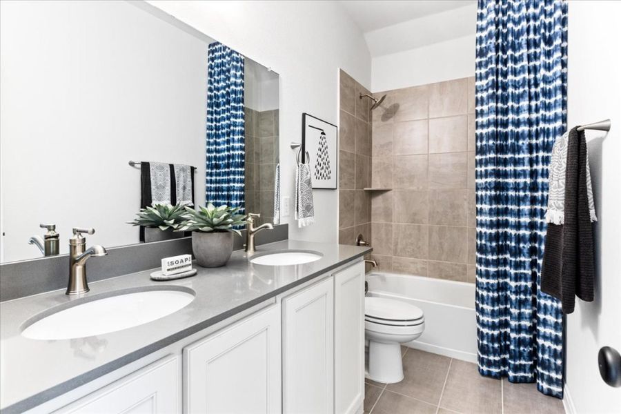 Furnished interior view inside a new home in La Terra at Uptown Celina, Celina (Image 20).