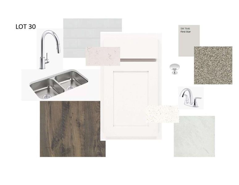 Interior color selections-For representational purposes.