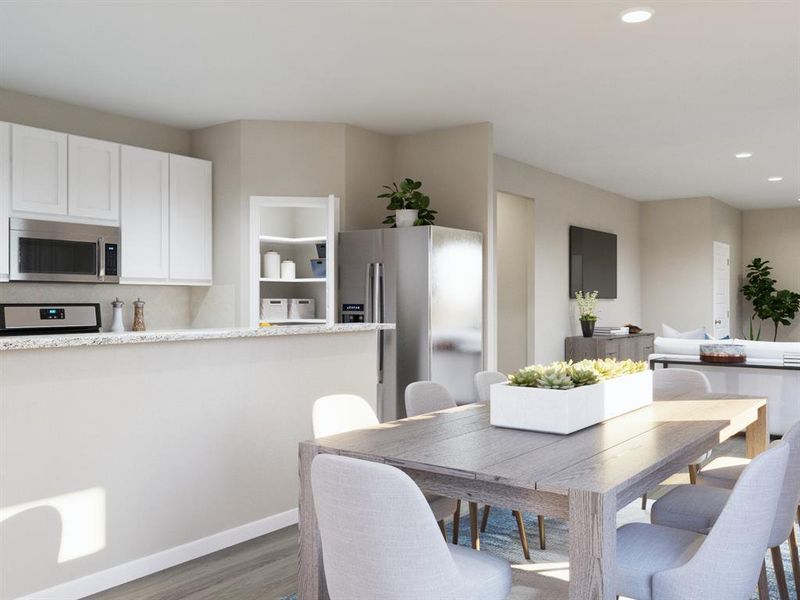 Furnished interior view inside a new home in Deer Creek, Fort Worth (Image 16). Furnished interior view inside a new home in Deer Creek, Fort Worth (Image 16).