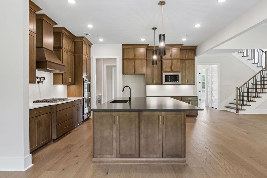 Representative furnished interior of a home built from the Harrington by John Wieland in Willow Ridge, Nolensville (Image 13).