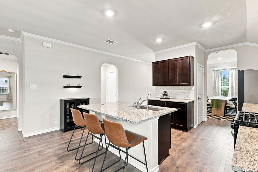 Furnished interior view inside a new home in Redbird Ranch, San Antonio (Image 19).