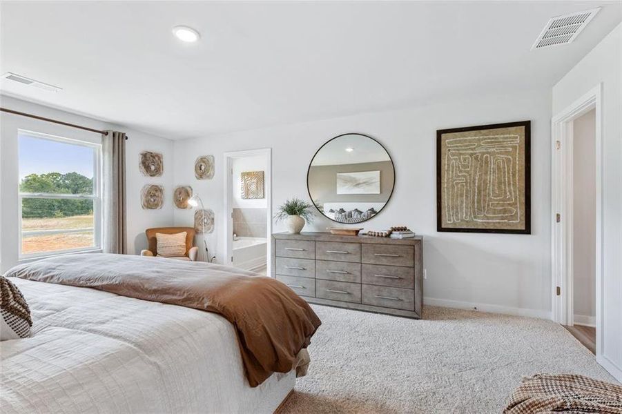 Furnished interior view inside a new home in Oak Grove Glen, Snellville (Image 19).