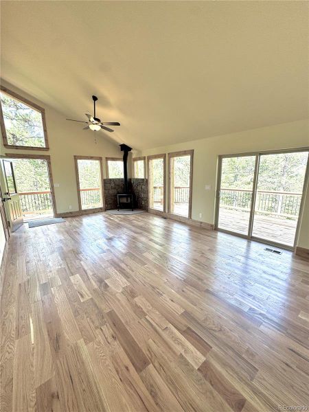 Beauitful, spacious great room with amazing views