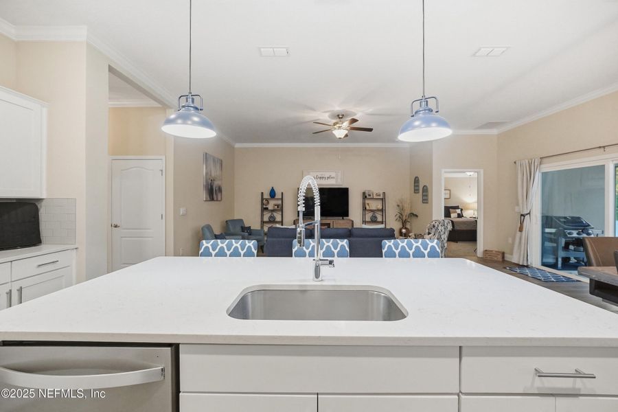 Furnished interior view inside a new home in Parkland Preserve, St. Augustine (Image 17).