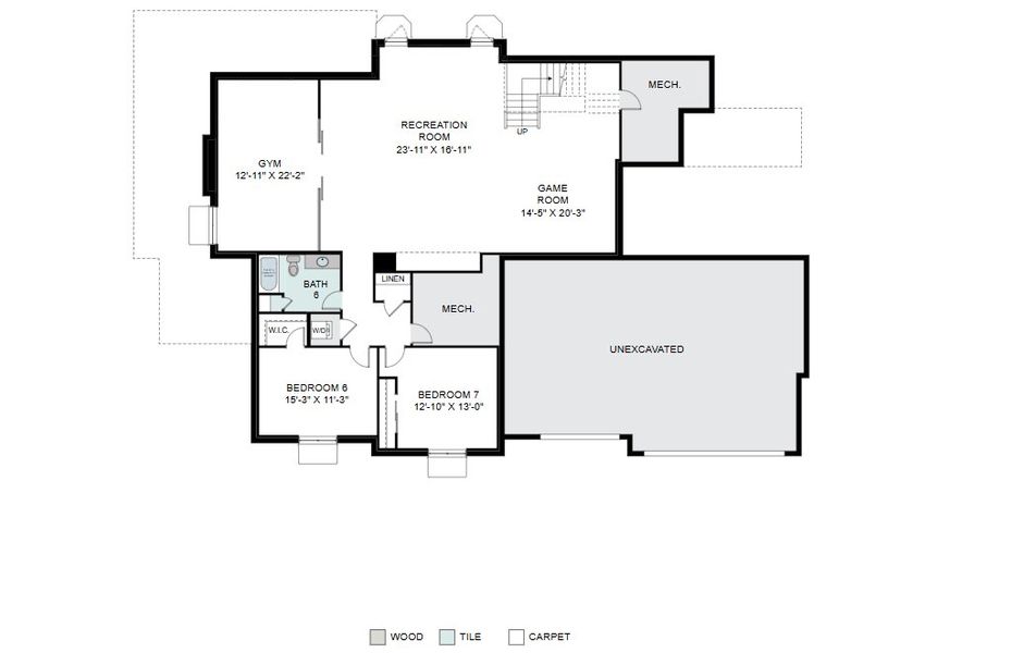 2D floor plan layout for the Cedar by Work Shop Colorado in Signature at Crystal Valley, Castle Rock, CO (Image 5).