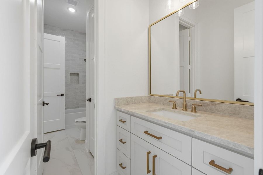Furnished interior view inside a new home in , Willis (Image 14).