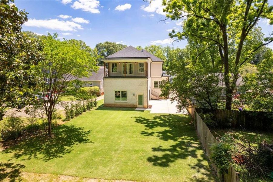 Front exterior of a new home in , Atlanta, GA, highlighting curb appeal (Image 2).
