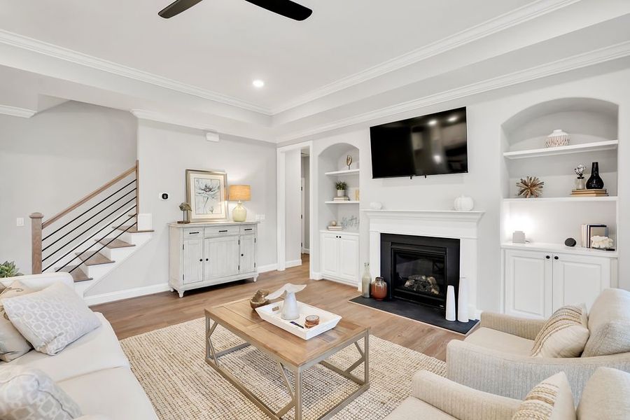 Furnished interior view inside a new home in Brunswick Forest, Leland (Image 9).