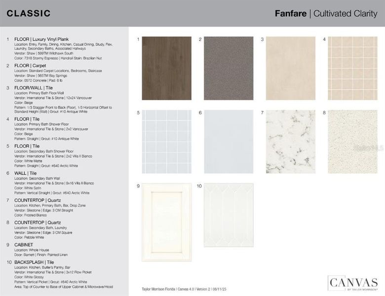 Sample of building materials used in homes in Coasterra Community Group Page, Palmetto (Image 18). Sample of building materials used in homes in Coasterra Community Group Page, Palmetto (Image 18).