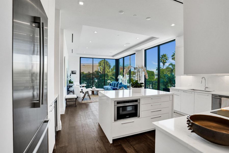 Furnished interior view inside a new home in , Delray Beach (Image 13). Furnished interior view inside a new home in , Delray Beach (Image 13).