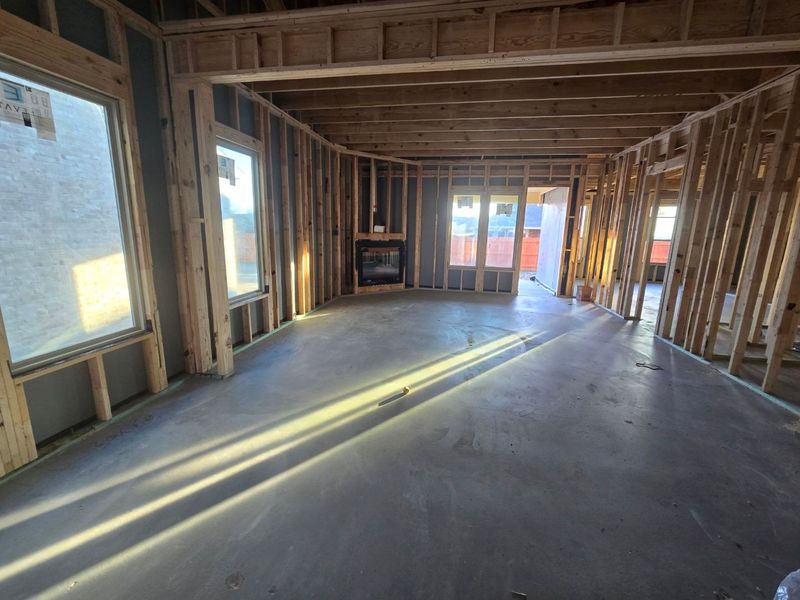 In-progress construction of a new home in Morningstar, Aledo, TX (Image 5).