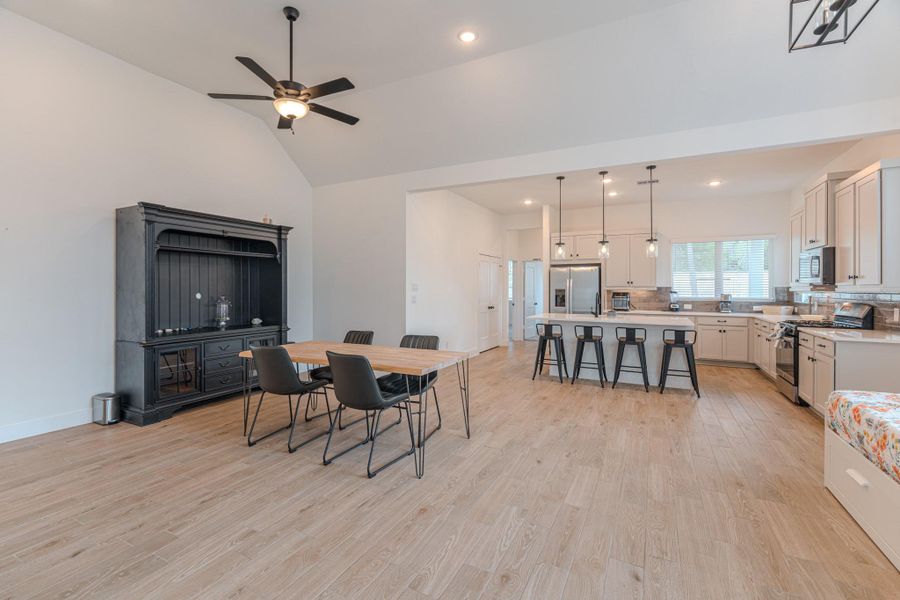 Furnished interior view inside a new home in The Woodlands Hills, Willis (Image 7).