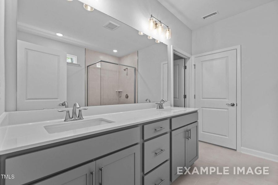 Furnished interior view inside a new home in Tobacco Road, Angier (Image 10).