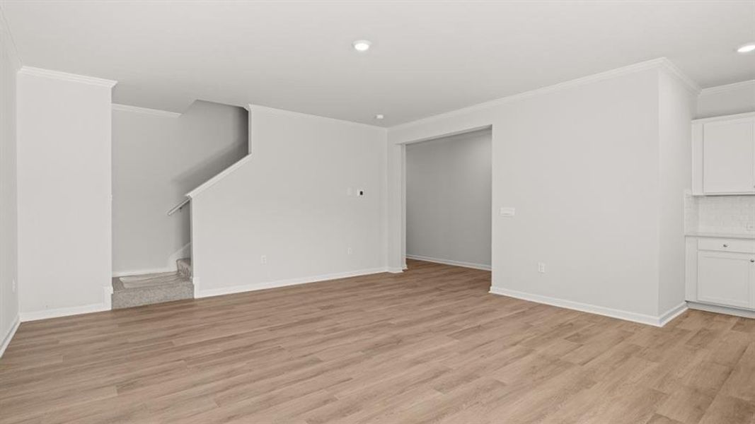 Spacious, unfurnished interior of a new home in Waypoint, Flowery Branch (Image 18).