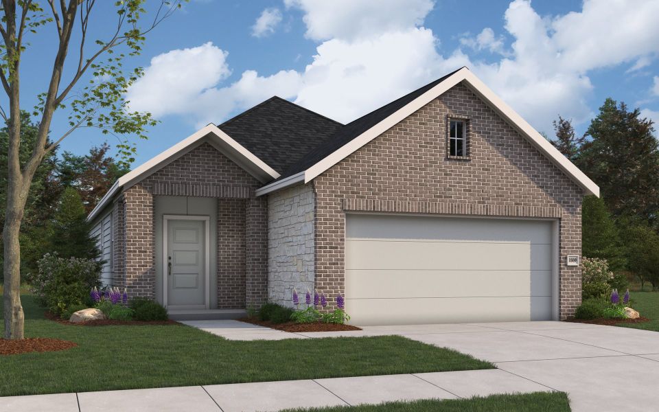 Rendering of floor plan. Colors and features may differ from shown representation. Rendering of floor plan. Colors and features may differ from shown representation.