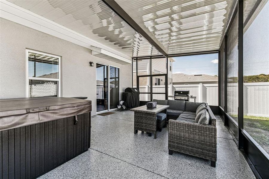 Exterior details and patio area of a home in Conner Crossing, Spring Hill (Image 21). Exterior details and patio area of a home in Conner Crossing, Spring Hill (Image 21).