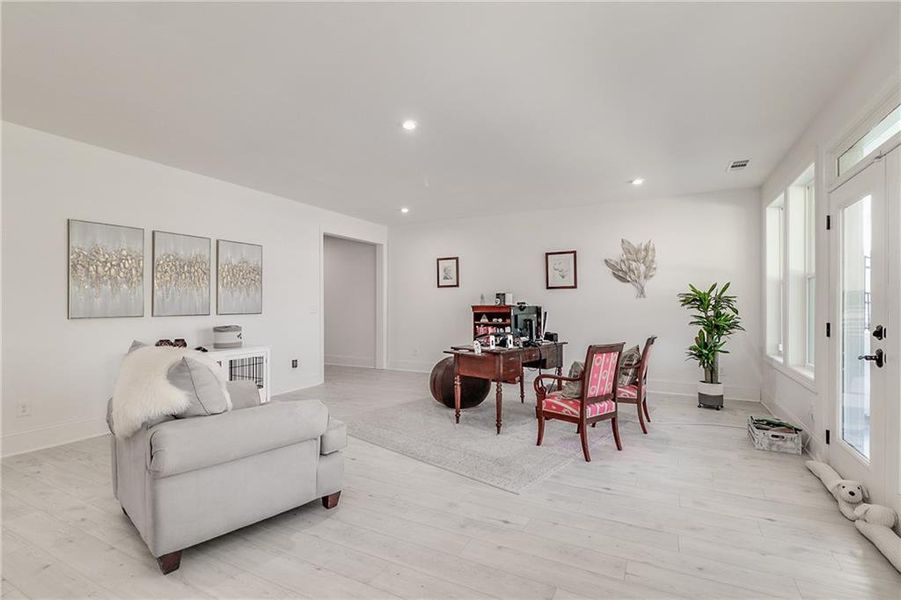 Furnished interior view inside a new home in , Hoschton (Image 17).