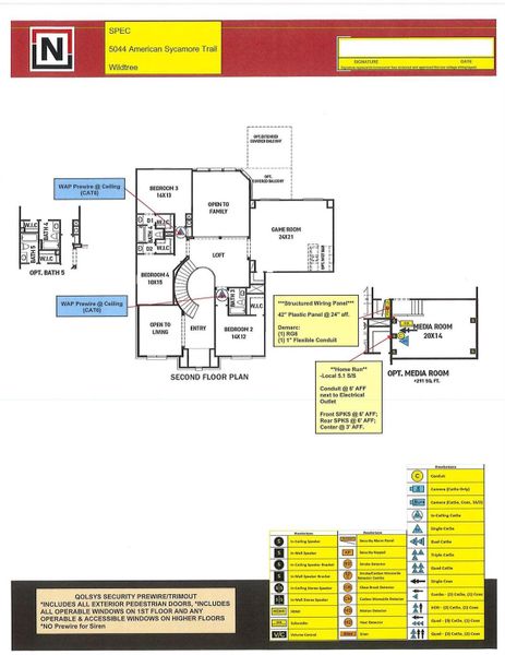 Low Voltage Plan Low Voltage Plan