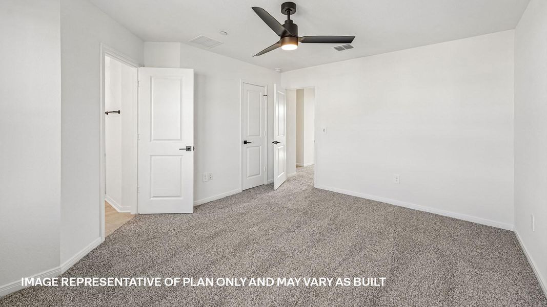 Spacious, unfurnished interior of a new home in Avery Centre, Round Rock (Image 20).