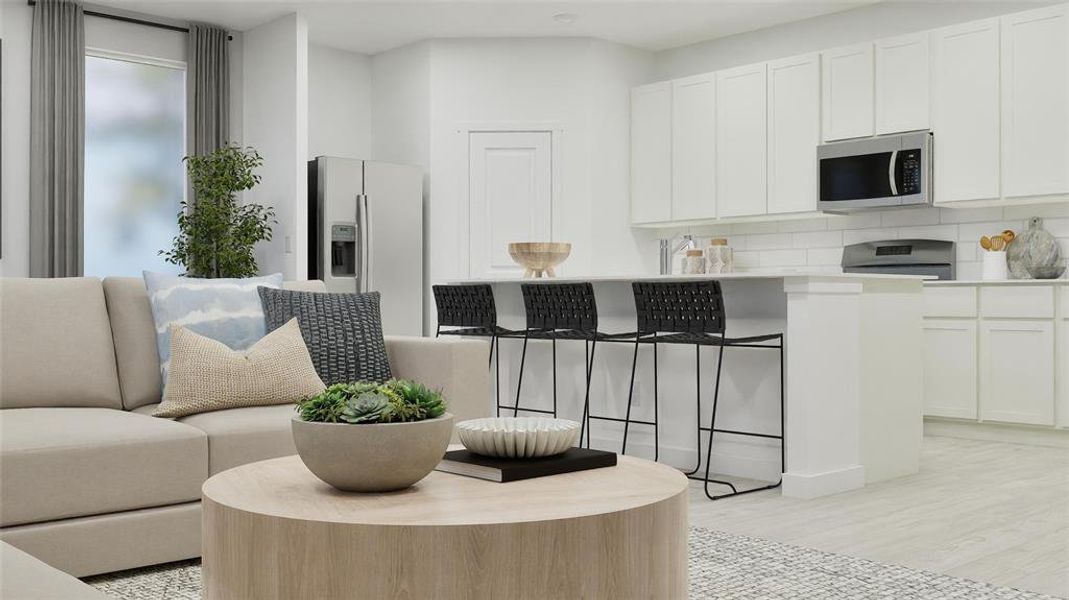 Furnished interior view inside a new home in , Pilot Point (Image 26).