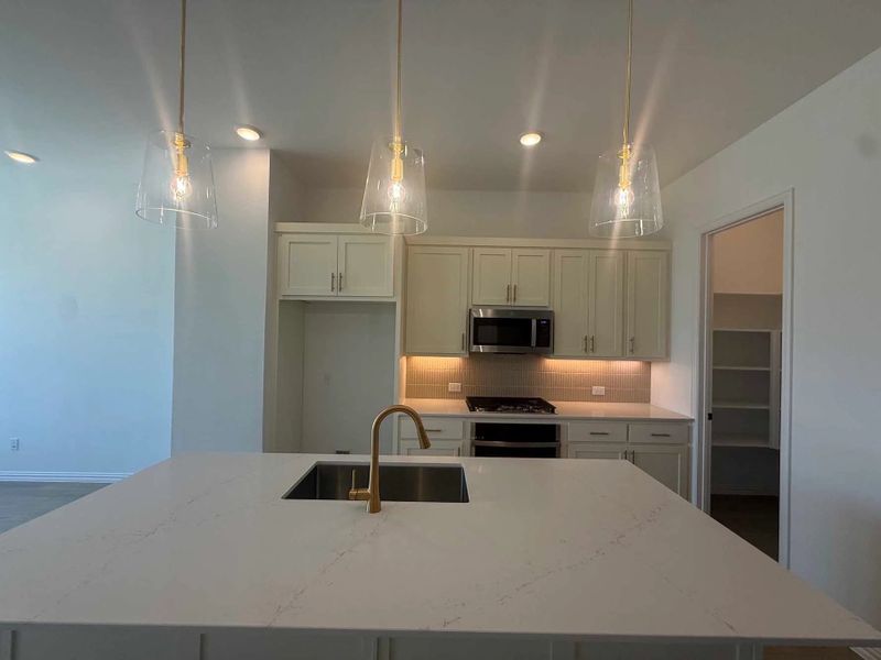 Kitchen Construction Progress featuring the Sapphire Collection