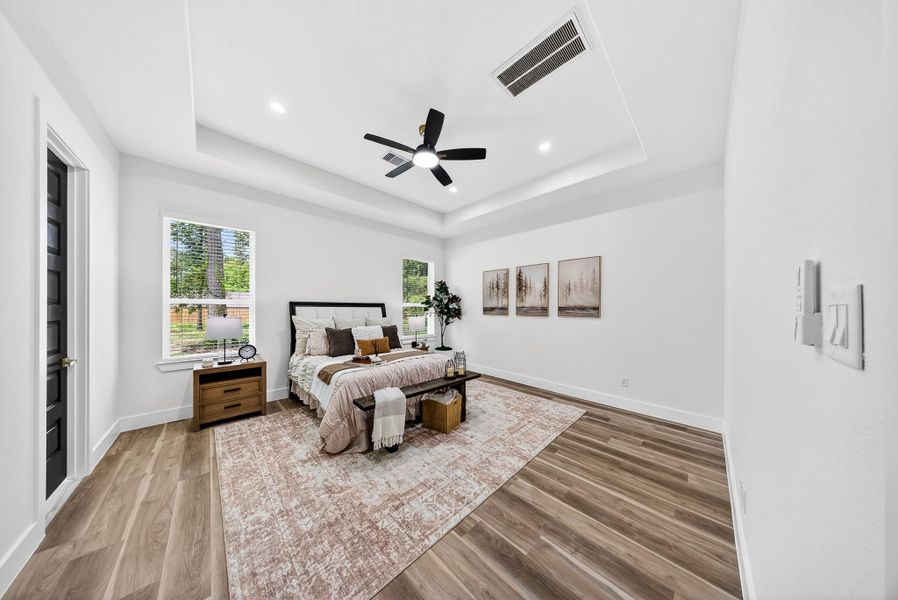 Furnished interior view inside a new home in , New Caney (Image 9).