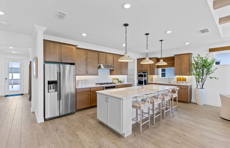 Representative furnished interior of a home built from the Palmary by Del Webb in Del Webb Lakehaven, Clermont (Image 6).