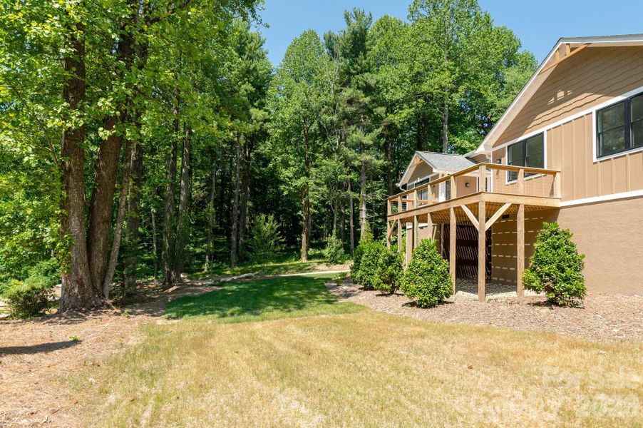 Exterior details and patio area of a home in , Flat Rock (Image 24).