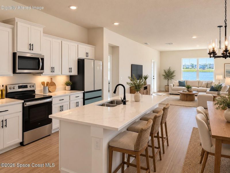 Furnished interior view inside a new home in St. John's Preserve, Palm Bay (Image 3).