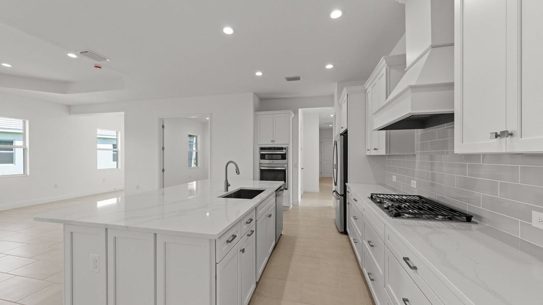 Furnished interior view inside a new home in Verandah Real Estate and Homes for Sale in Fort Myers, FL - Neal Communities, Fort Myers (Image 7).